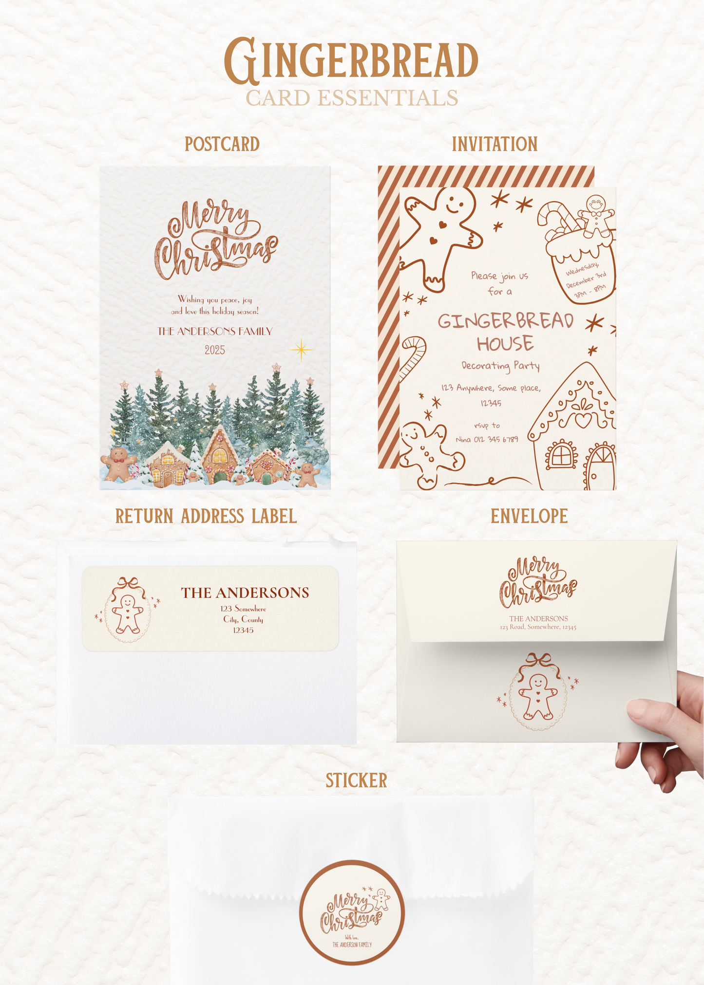 Gingerbread Card Essentials